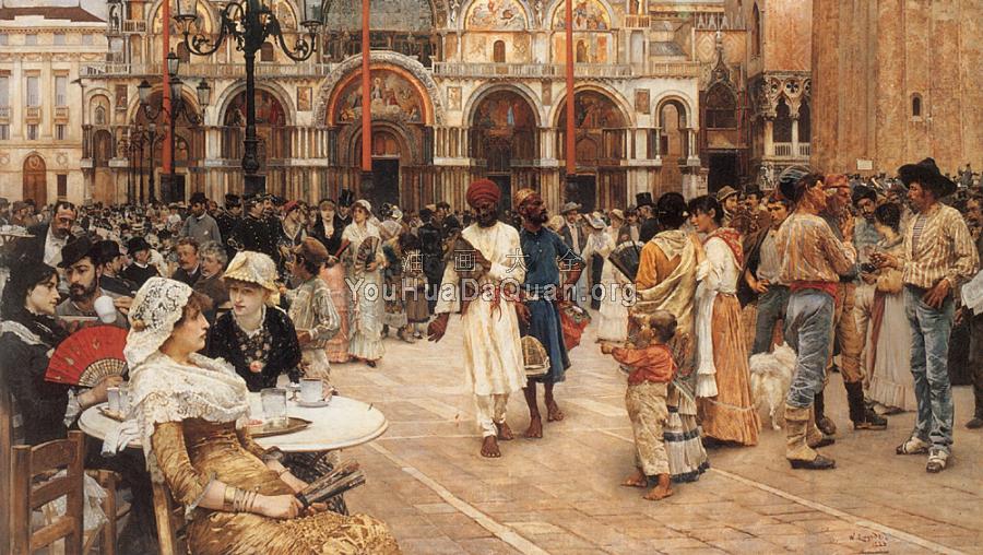 Piazza of St Mark's Venice - 威廉·罗古斯戴勒